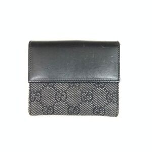 Gucci GG Canvas Jackie Bifold Wallet Black